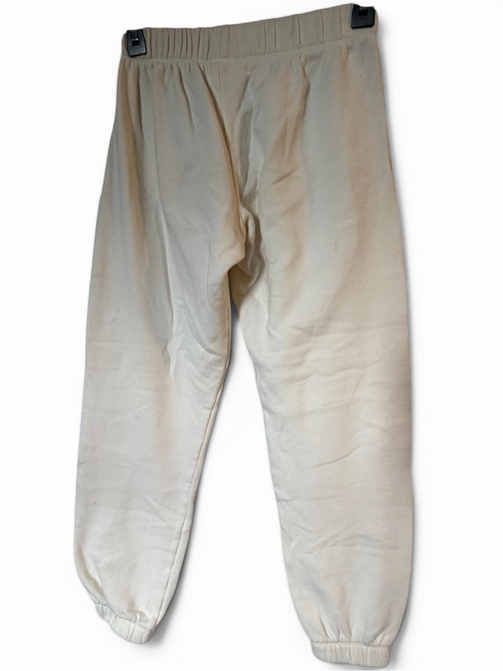 PINK Victoria’s Secret Ivory Fleece Jogger Sweatpants XS Lounge Cozy - Picture 3 of 7